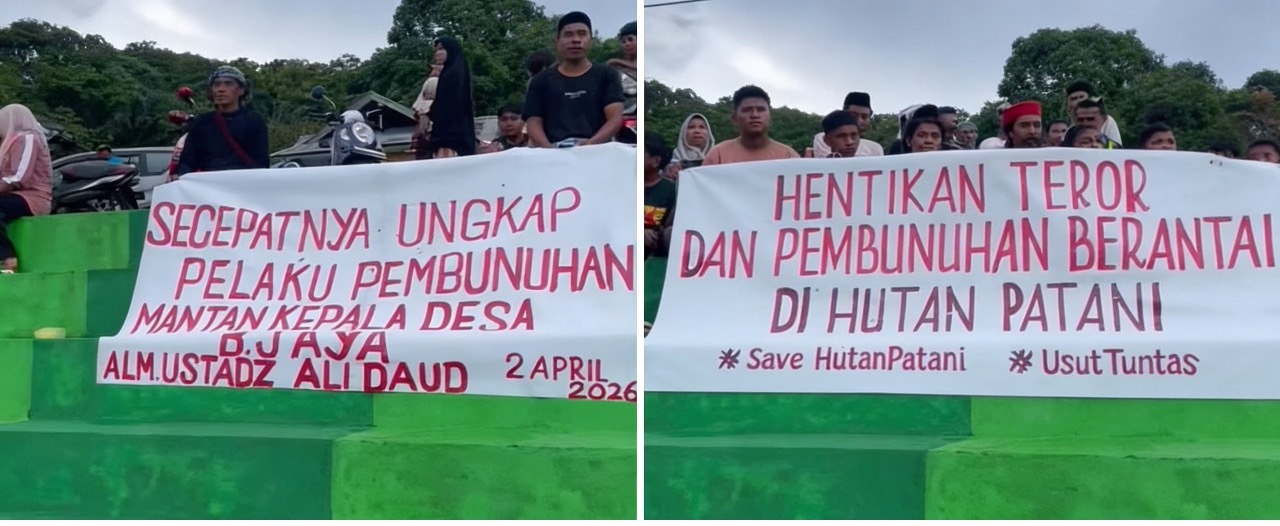 Blokade Jalan, Warga Banemo Tuntut Pengungkapan Kasus Pembunuhan dan Teror