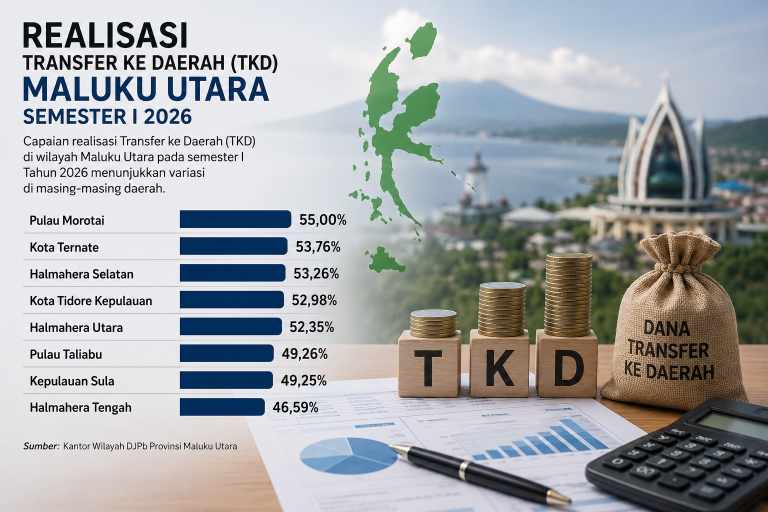 Beda Nasib Daerah: TKD Mengalir Cepat di Morotai, Lambat di Halteng
