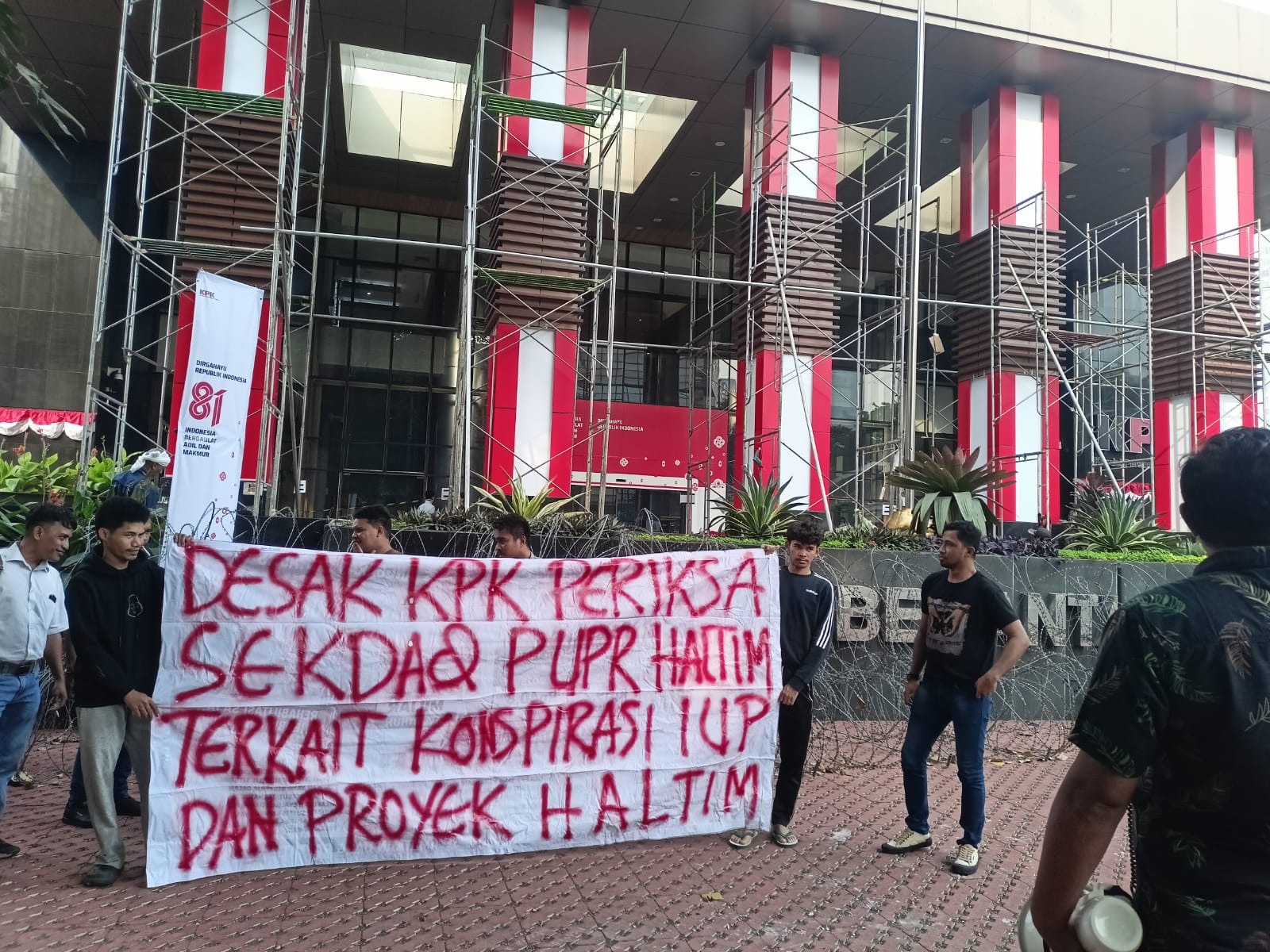 Diduga Ada Uang di Balik Perubahan RTRW Haltim, GPM Desak KPK Usut Sekda dan Tambang Ilegal
