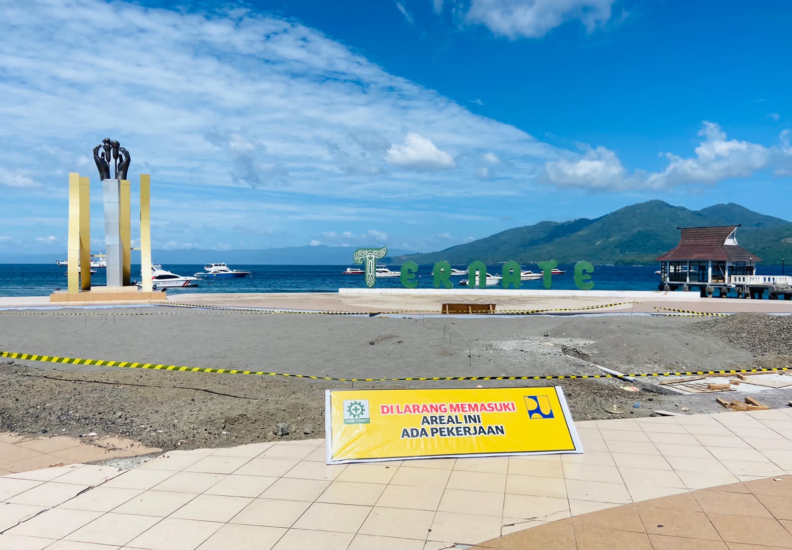 Proyek Penimbunan Kolam Landmark Ternate Dipertanyakan, DPRD Soroti Dasar Anggaran