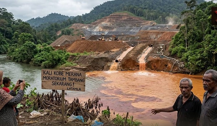 LATAMLA Desak Pemeriksaan PT Feni Haltim, Dugaan Pencemaran Sungai Kukuba Disorot